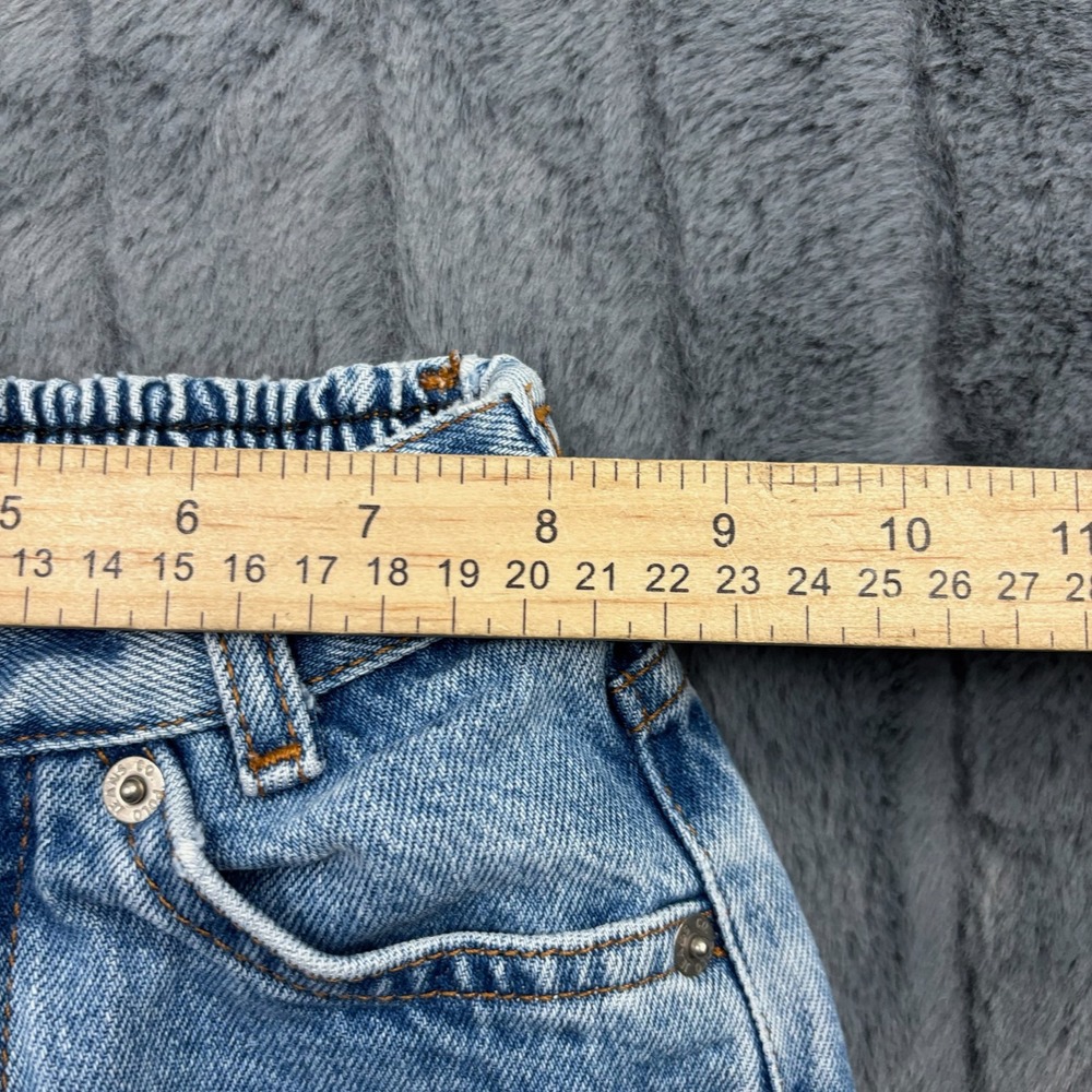 Polo Jeans Co Ralph Lauren Baby Light Wash Denim Pants 6-12M Snap Leg Vintage - Picture 2 of 8